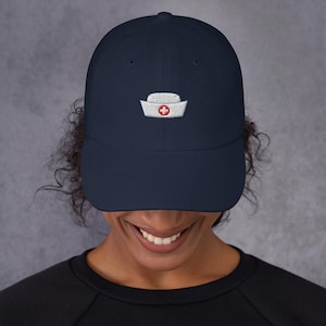 Bestickte Nurse Hat