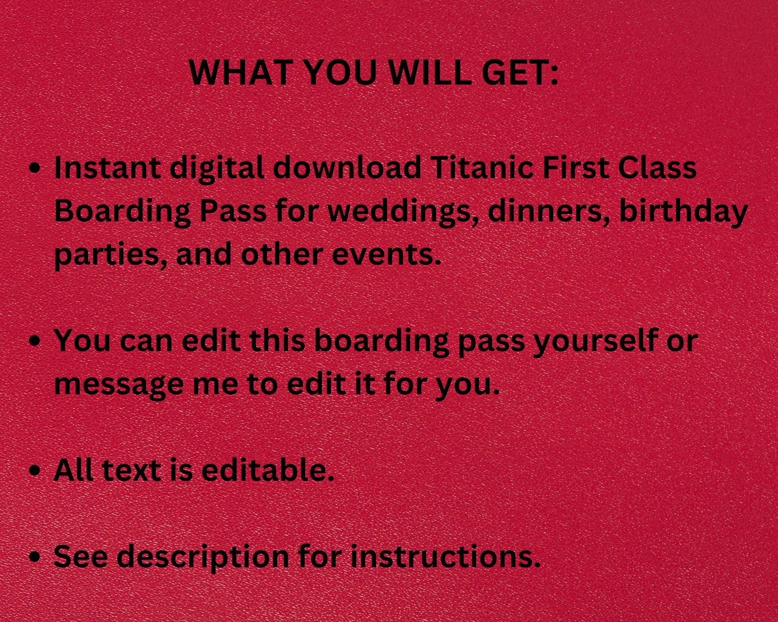 Titanic Boarding Pass Printable Template Editable Wedding Invitation titanic-boarding-pass-printable-template-editable-wedding-invitation