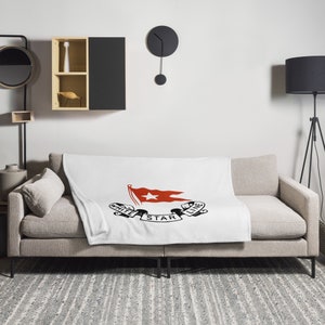 White Star Line Couch Throw Blanket