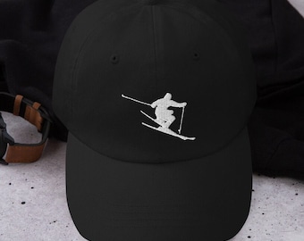 Skiing Embroidered Hat