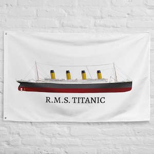 Bandera de pared del Titanic