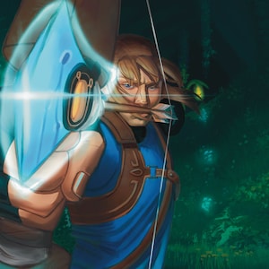 Enlace Lágrimas del Reino TOTK / Aliento de lo Salvaje BOTW Lámina artística
