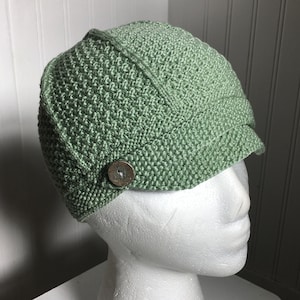 Child&#39;s Newsboy Cap (Knitting Pattern) - PDF Download