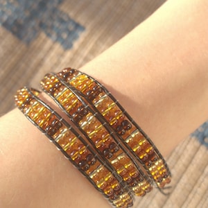 Autumn colors bracelet