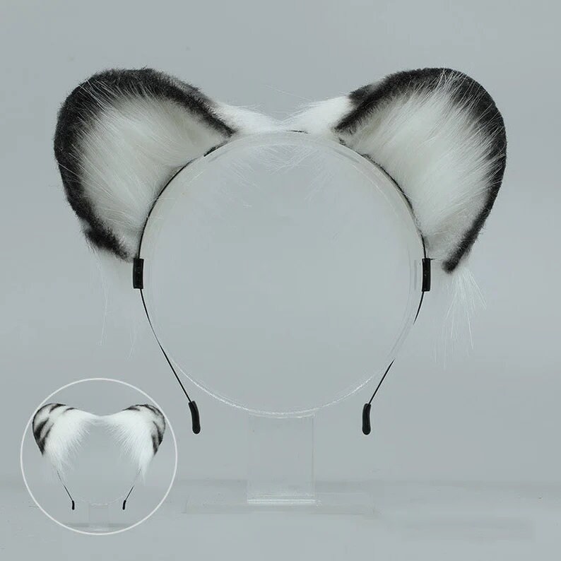 Cosplay Costume Earswhite Tiger Ears Headbandanimal Etsy Australia