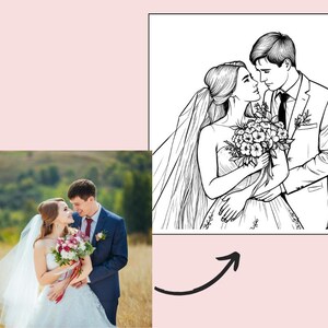 5 páginas personalizadas para colorear, foto personalizada para colorear, libro para colorear imprimible, regalo para niños, regalo para el primer Día del Padre (digital) imagen 10