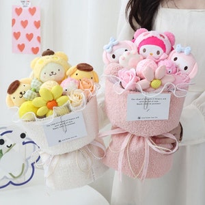 Sanrio Kuromi Cinnamoroll Mymelody Pompompurin Kawaii Cartoon Doll ...