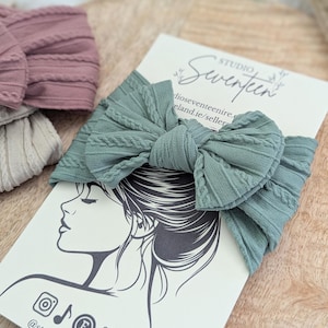Baby Headbands | Summer Headbands | Soft Nylon Stretchy Baby Headband | Bow Headband For Babies | Toddler Headband | Baby Girl Accessory