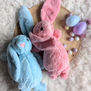 Personalised Embroidered Plush Bunny Rabbit | Easter Bunny Gift | Bunny Toy | Personalized Gift for Toddler | Monogrammed Bunny Gift for Kid