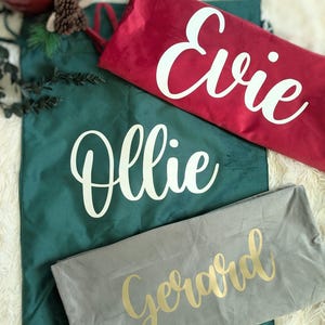 Grand sac de père Noël personnalisé | Sac cadeau | Sac cadeau de Noël | Sac du Père Noël | Sac père Noël personnalisé | Sac de Noël personnalisé | Sac cadeau