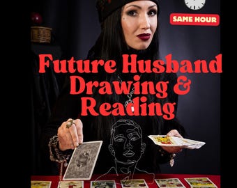 Same Hour Future Husband Drawing, Accurate Psychic Artist Sketch, Soulmate Love Reading