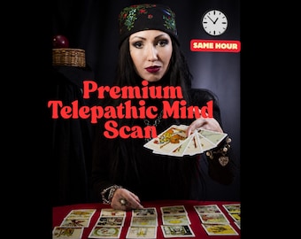 In-Depth Tarot Reading, Complete Telepathic Mind Scan, Secret Thoughts