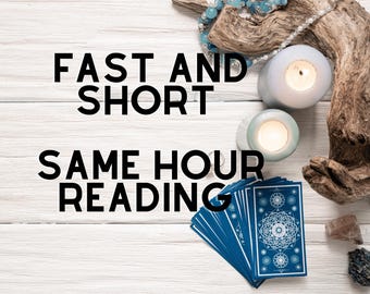 Fast And Short Same Hour Reading – One Question, Three Cards – Psychic Reading From A Real Gypsy – Love Tarot Reading - Emergency Reading
