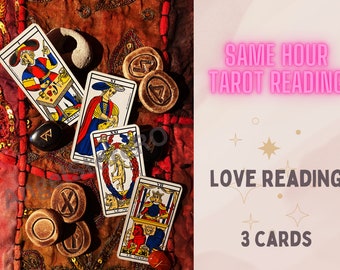 Same Hour Love Tarot Reading – Three Cards Reading – Express Reading – Love Reading – Psychic Reading – Soulmate Reading