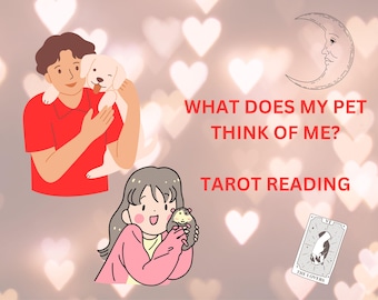 Lettura dei tarocchi alla stessa ora, cosa pensa di me il mio animale domestico? Tarocchi degli animali, Tarocchi degli animali domestici, Lettura psichica, Lettura intuitiva, Lettura medium