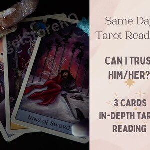 Can I Trust Him/Her? Same day reading – Love Tarot Reading – Psychic Reading – Can I Trust My Gut? – In Depth Tarot Reading