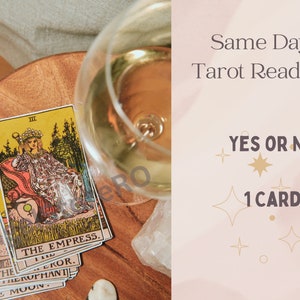 Yes or No Tarot Reading – Money- Love – Career – Business – Clairvoyant Reading – Intuitive Reading – Same Day Reading   