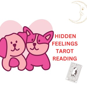 Same Hour Tarot Reading, Hidden Feelings, Discover Their True Emotions and Secret Desires, Insightful Guidance, Psychic Love Reading