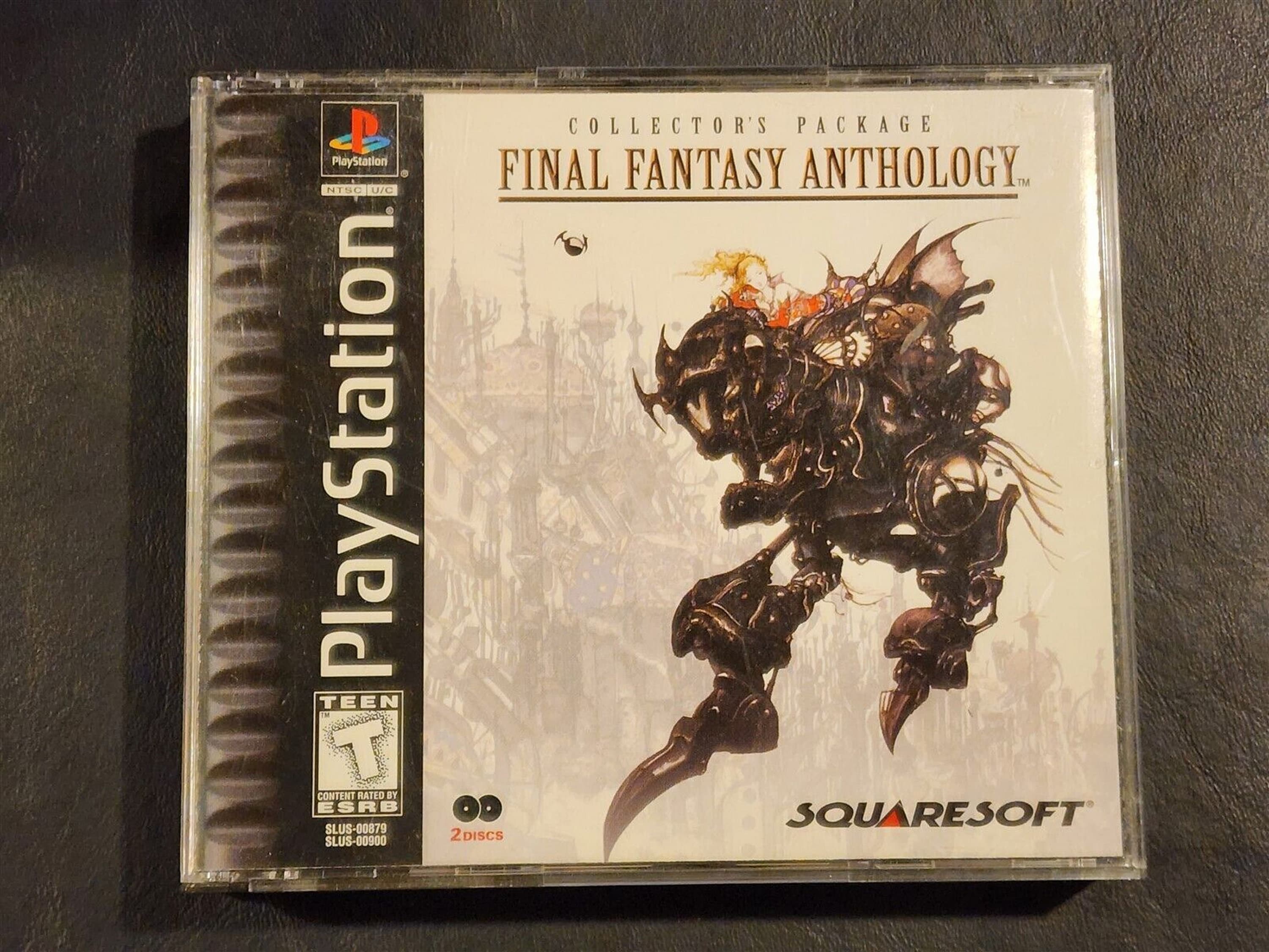 Final Fantasy Anthology Final Fantasy V/final Fantasy VI Ps1 Game Etsy