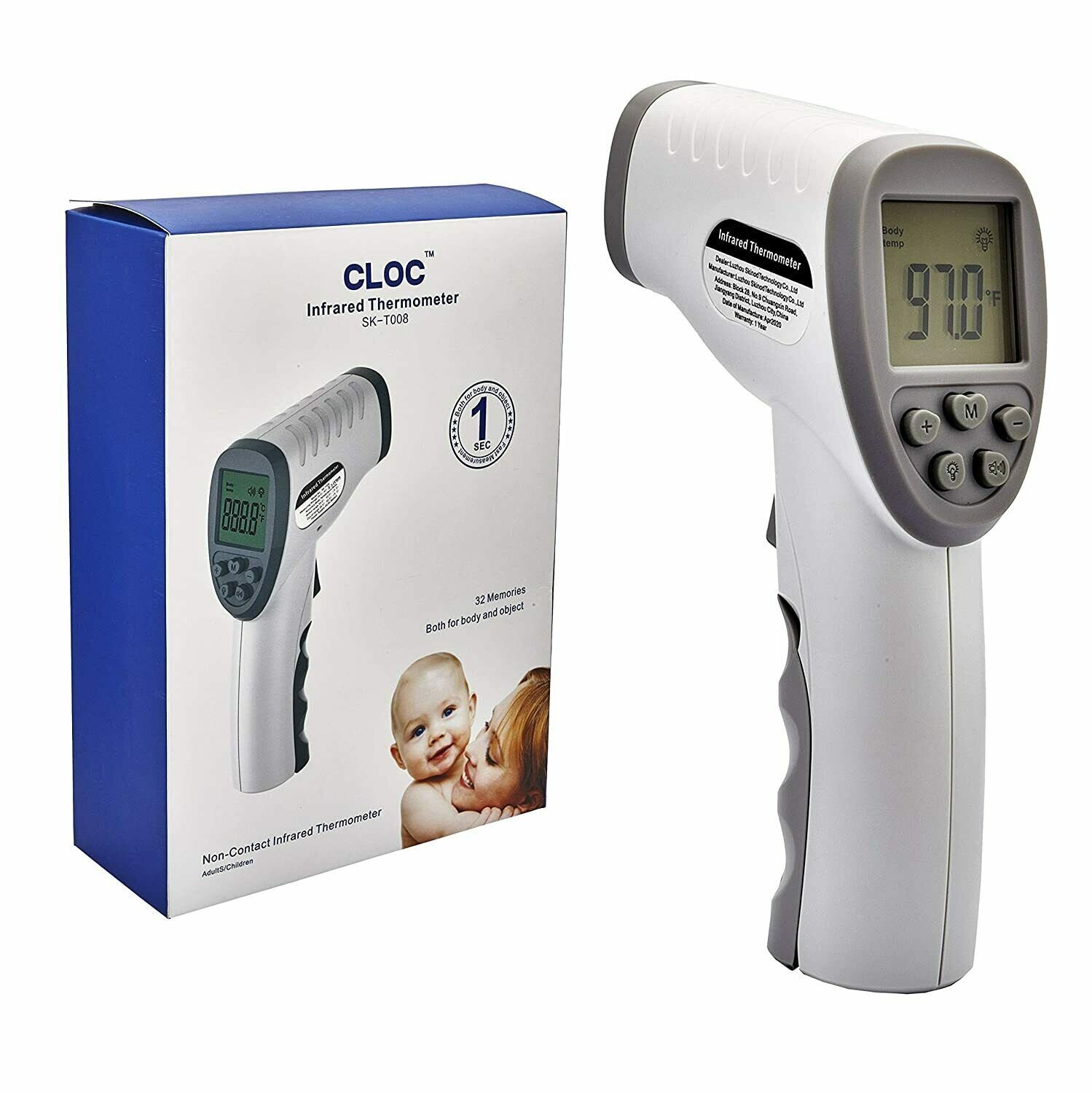 Cloc infrared thermometer deals