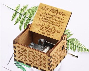 Caja de música de Juego de Tronos, tema musical, caja de música de madera grabada, hecha a mano, vintage, regalo, NEGRO