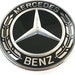 Mercedes Black And Silver Bonnet Flat Badge Emblem 57mm A B C E S Class mercedes-black-and-silver-bonnet-flat-badge-emblem-57mm-a-b-c-e-s-class