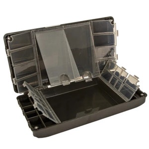 FISHING TACKLE BOX Klemmen-Tackle-System Karpfen wirbelt Haken