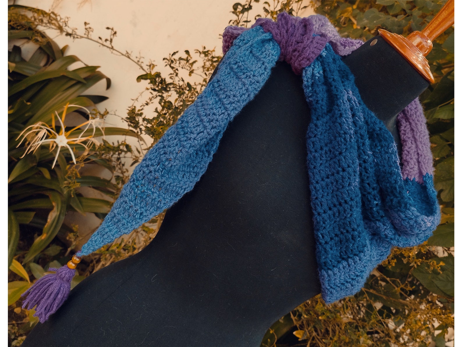 Easy Crochet Keyhole Scarf Pattern Keyhole Scarf INSTANT Etsy