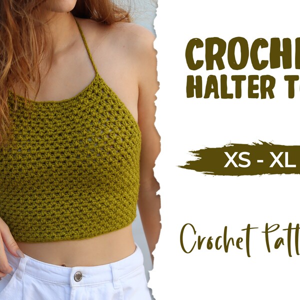 Crochet Halter Top - Etsy