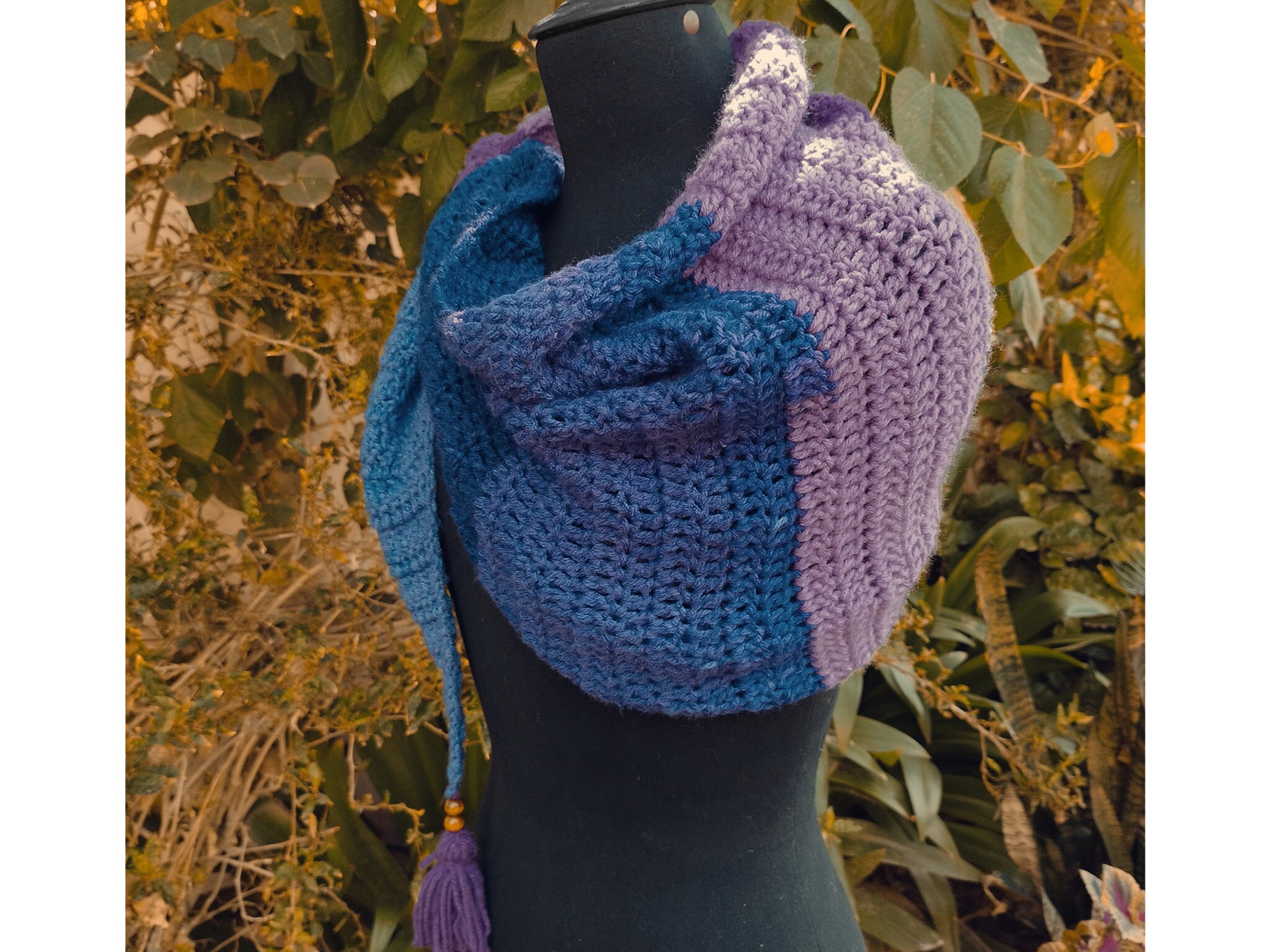 Easy Crochet Keyhole Scarf Pattern Keyhole Scarf INSTANT Etsy