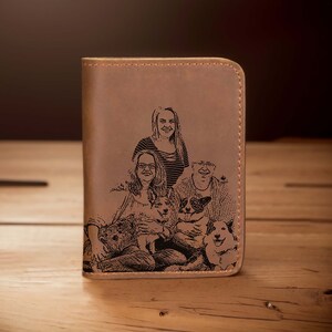 Regalos para el Día del Padre Carteras de Cuero Personalizadas Carteras Grabadas Carteras Hechas a Mano Carteras para Hombre Regalos Personalizados Regalos para Papá Regalos para Esposo.