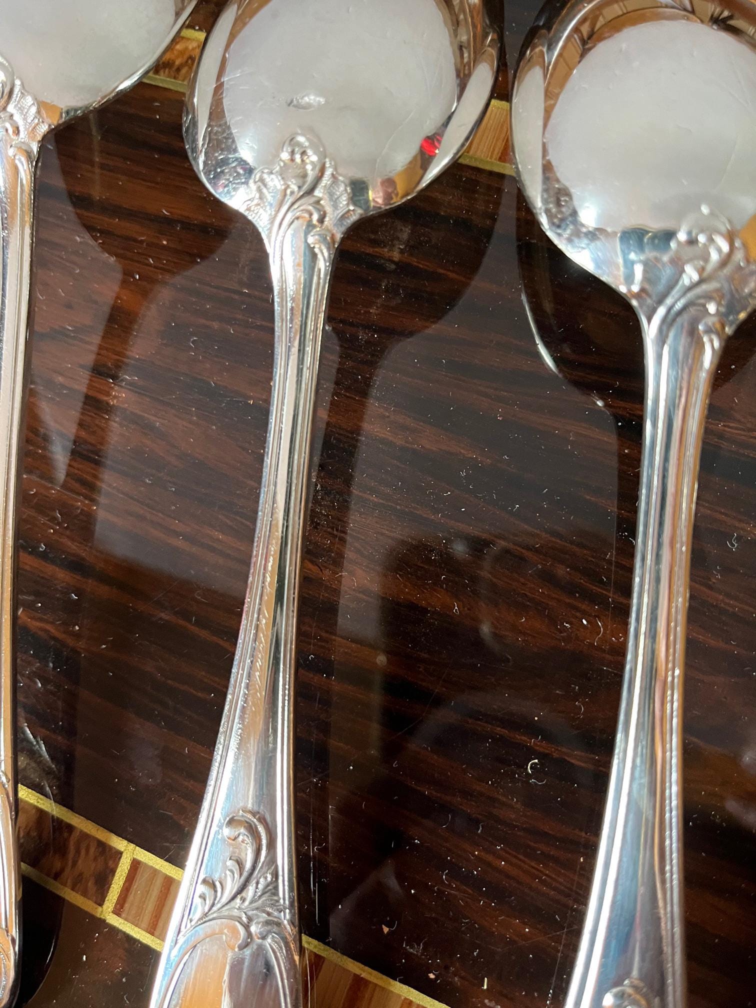 6 couteaux de table – Métal argenté – Frionnet François et