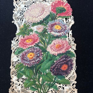 Canivet ancien et chromographie, antique holy card, carte pieuse, made in France, 19ème siècle