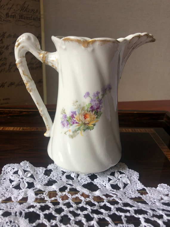 2 anciens pots à lait porcelaine Limoges - Arts de la table