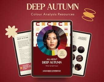 Deep Autumn – 16 Seasonal Colour Analysis Book PDF
