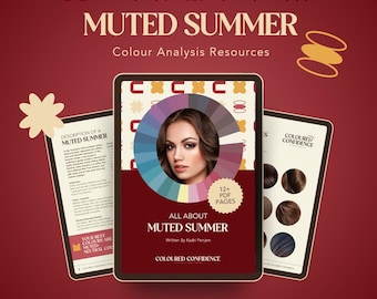 Muted Summer – 16 Seasonal Colour Analysis Book PDF