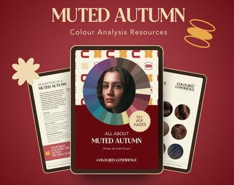 Muted Autumn – 16 Seasonal Colour Analysis Book PDF