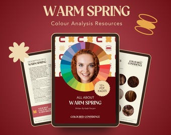 Warm Spring – 16 Seasonal Colour Analysis Book PDF