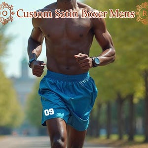 Personalized Mens Satin Boxer Groomsmen&#39;s Satin Shorts Grooms Boxer Men&#39;s Satin Pajamas Short Pants Sleep Bottoms Men Luxury Men&#39;s Boxer