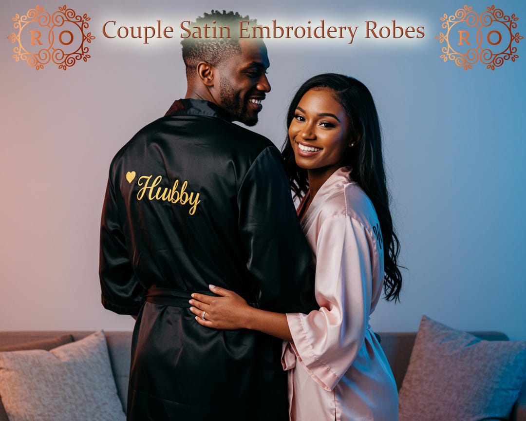 Customized Robes for Couple, Mr and Mrs Robes, Spa Robes, Bride and ...