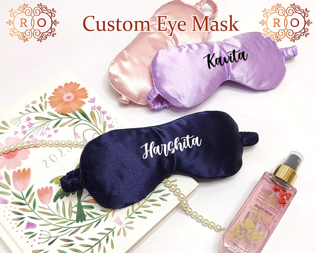 Personalized Sleep Mask Custom Eye Mask Custom Sleep Masks Bachelorette