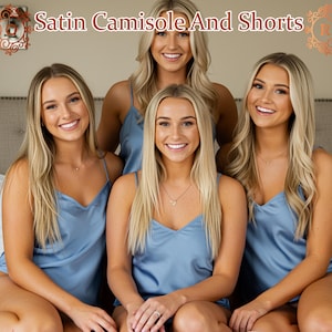 Bridesmaid Camisole Pajama Set, Cami and Short Pajama, Bridesmaids Proposal Gifts Camisole and Shorts, Bridesmaid Pajama Set, Wedding Gifts