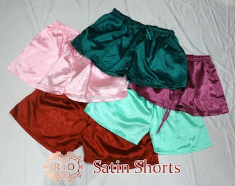 Luxury Men's Shorts Mens Satin Shorts Satin Short Grooms Short Groomsmen Satin Pajamas Short Pants Sleep Bottoms Men