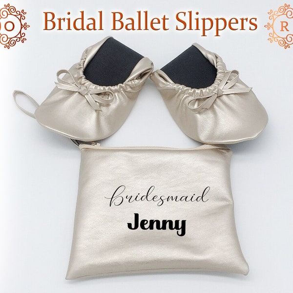 Wedding foldable flats, Custom Text Bridal Ballet Shoes, Bridesmaid Flat,wedding ballet flat,Wedding Flats, ballerina slippers, wedding flat