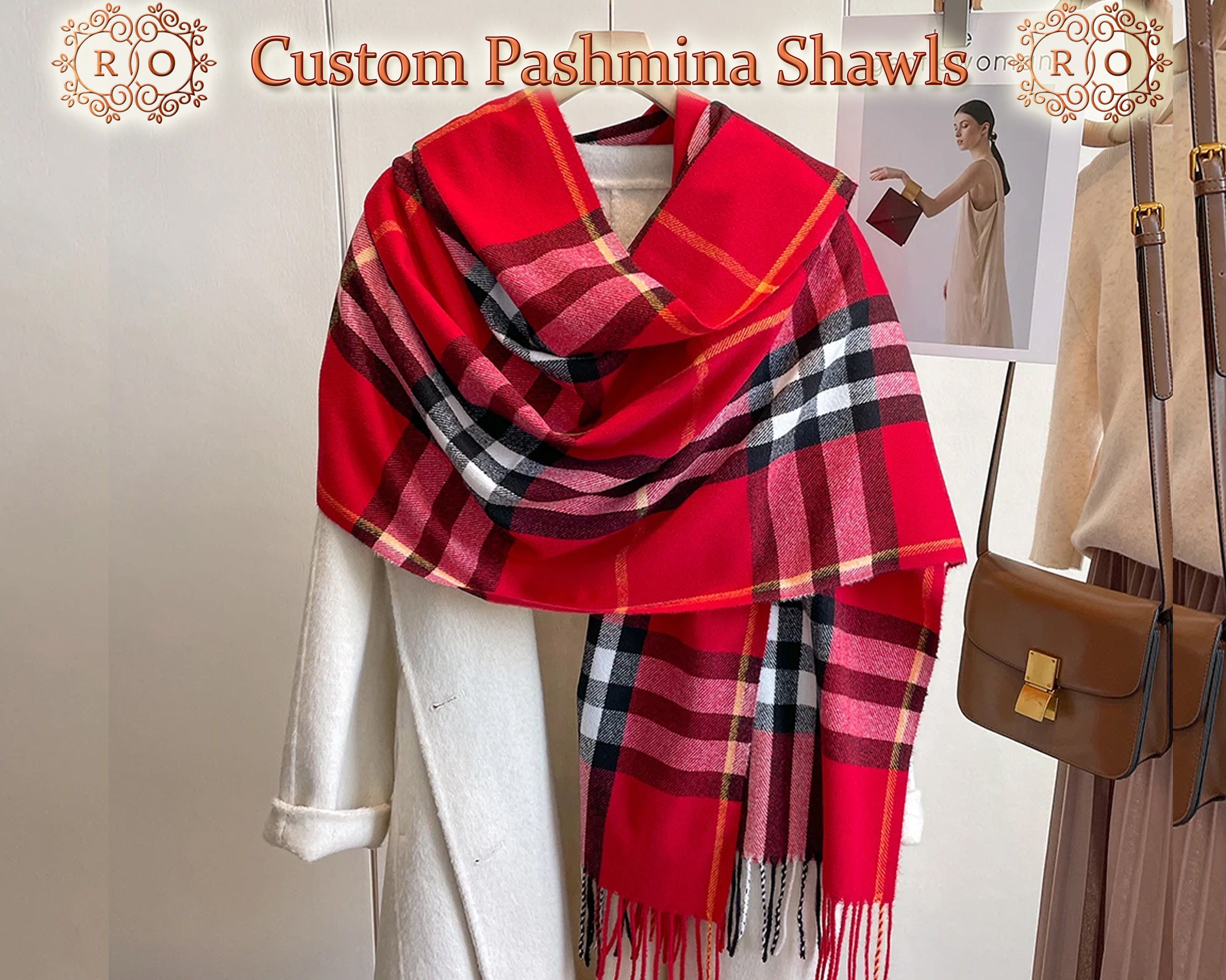 Bulk plaid shop scarves