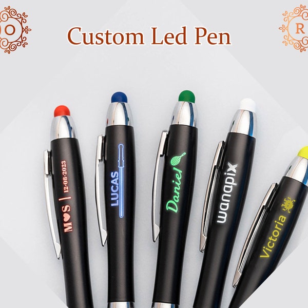 Custom Light up Pen Etsy