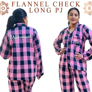 Family Plaid Pjs for Xmas Eve, Custom Xmas Flannel Pajamas for Whole Family, Matching Xmas Plaid Pjs, Family Christmas Eve Pajama, Xmas Gift