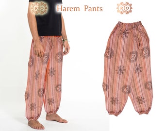 Cotton Harem Pants Boho Pants Men's Harem Pants Meditation Harem Pants Festival Pants Womens Harem Pants Yoga Harem Pants Belly Dance Pants