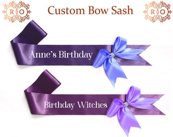 Custom Senior Sash with Bow | Personalized Senior Sash | Custom Graduation Sash | Senior Night Sash | Dance Sash | Senior 2023 Sash