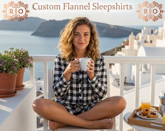 Custom Flannel Bridal Party Shirt Getting Ready Outfit Bridesmaid Shirts Bachelorette Party Shirt Button Down Sleep Shirts Bridesmaid Gifts